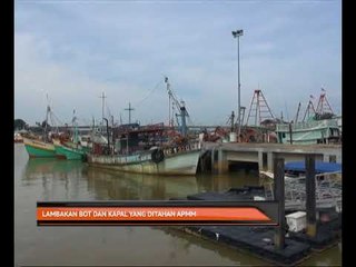 Lambakan bot dan kapal yang ditahan APMM
