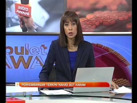 Perkembangan terkini nahas bot karam