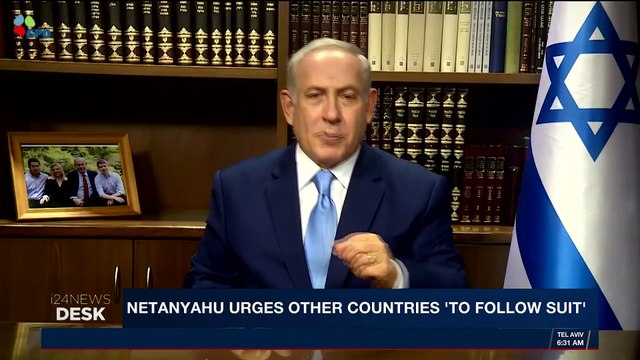 i24NEWS DESK | Netanyahu urges other countries 'to follow suit' | Wednesday, December 6th 2017