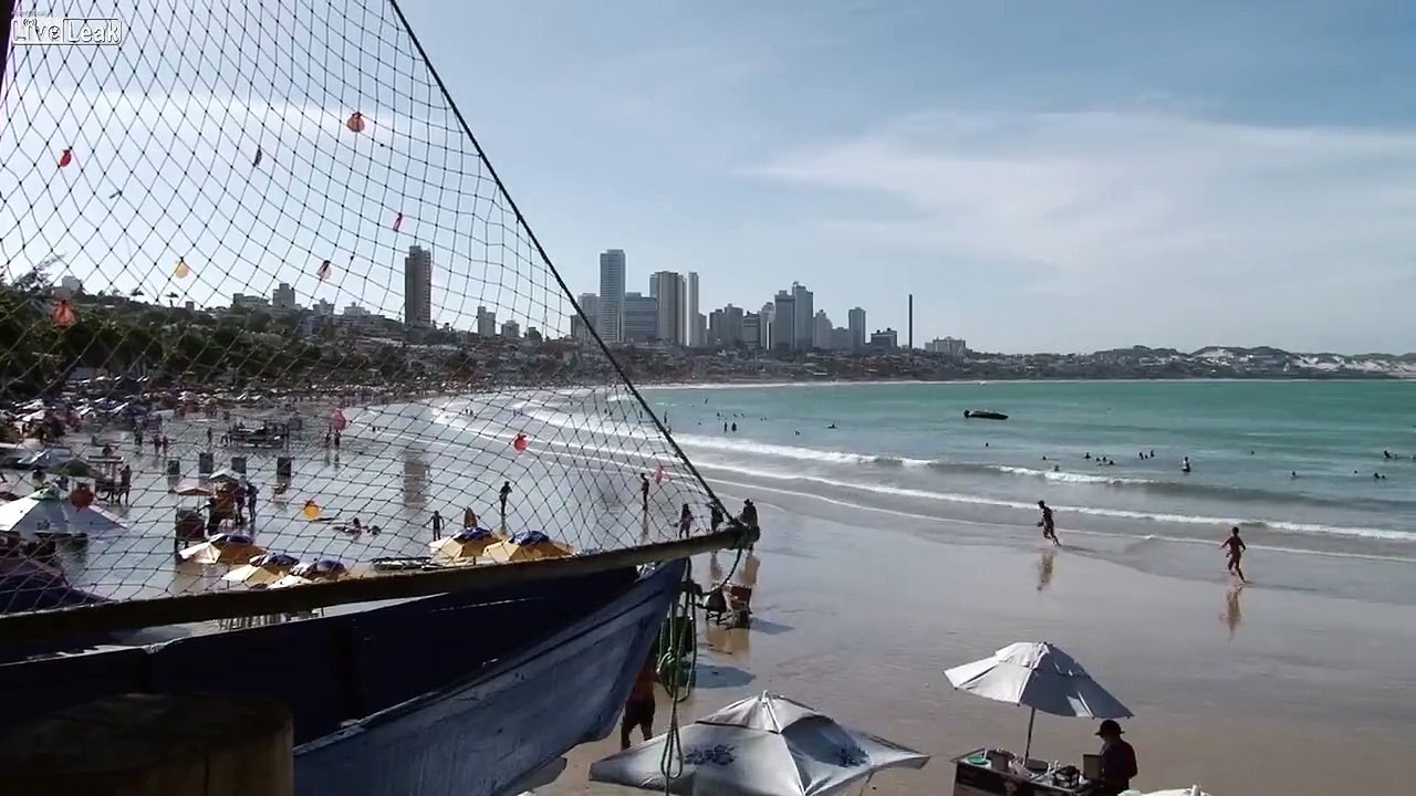People Having Fun At The Beach.mp4