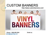 Custom banners and posters are one of the best forms of advertising