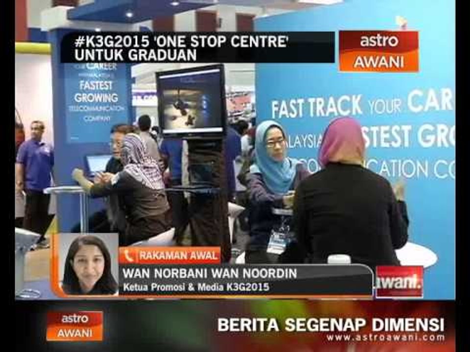 #K3G2015 'One Stop Centre' untuk graduan