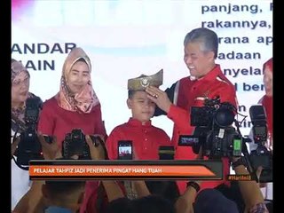 Pelajar tahfiz jadi penerima Pingat Hang Tuah