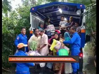 1,000 penduduk sembilan kampung terjejas banjir di Kota Belud