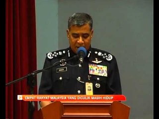 Empat rakyat Malaysia yang diculik masih hidup