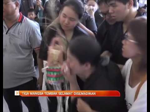 Tiga mangsa tembak selamat disemadikan