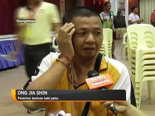 Hasrat mahu kaki palsu tercapai