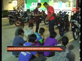 Calon SPM antara 13 ditahan sertai lumba haram