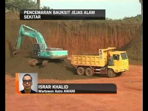 Pencemaran bauksit jejas alam sekitar