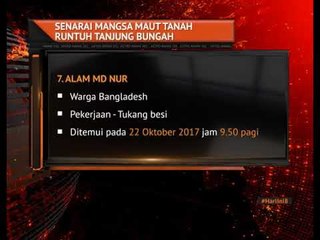 Senarai mangsa maut tanah runtuh Tanjung Bungah