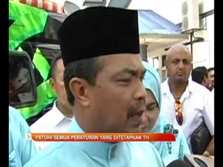 Patuhi semua peraturan yang ditetapkan TH