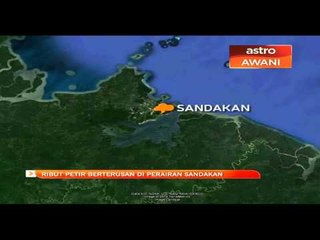 Ribut petir berterusan di perairan Sandakan