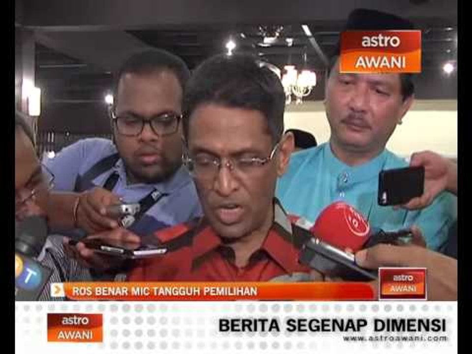 ROS benar MIC tangguh pemilihan