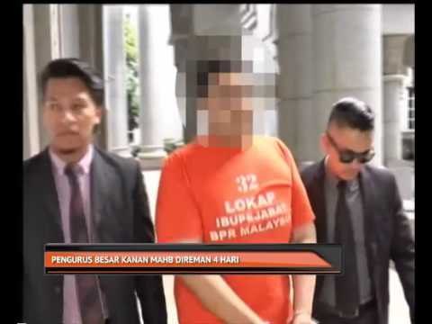Pengurus Besar Kanan MAHB direman 4 hari