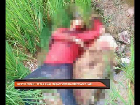Suspek bunuh, tetak anak rakan sekerja direman 7 hari
