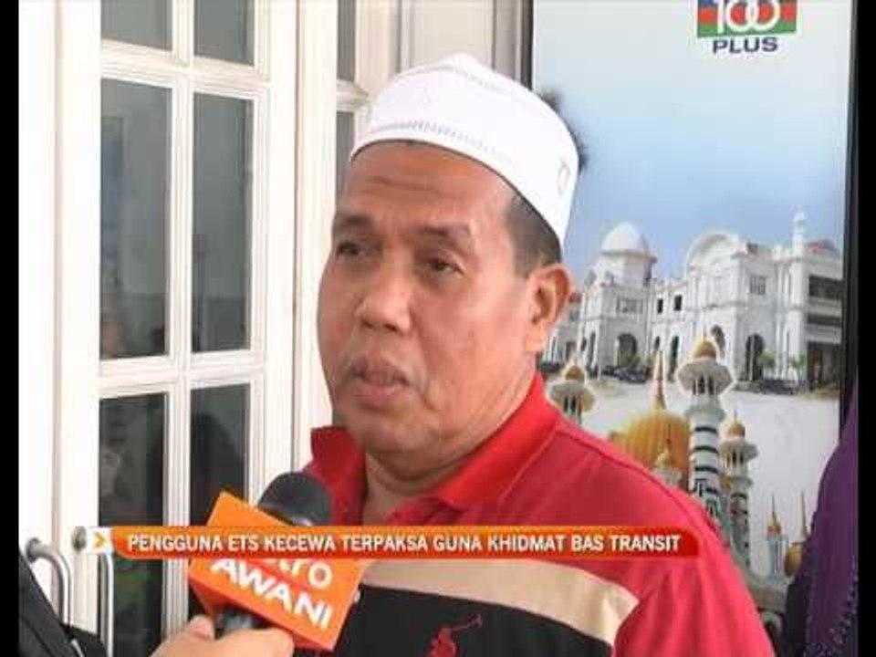 Pengguna ETS kecewa terpaksa guna khidmat bas transit