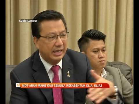 MOT arah MAHB kaji semula rekabentuk KLIA,klia 2