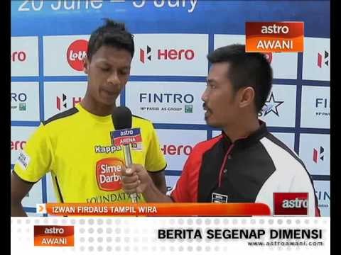 Izwan Firdaus tampil wira