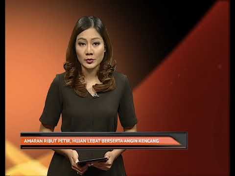 Amaran ribut petir, hujan lebat berserta angin kencang