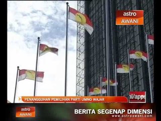 Penangguhan pemilihan UMNO wajar