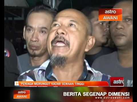 Peniaga merungut kadar sewaan tapak bazar tinggi