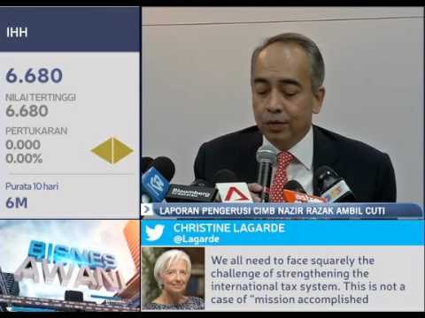 Laporan Pengerusi CIMB Nazir Razak ambil cuti