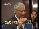 AWANI 7:45 malam ini:Isu 1MDB tiada keperluan untuk siasat dan kes bunuh mungkin bermotifkan dendam