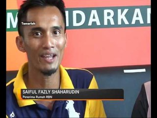 Suami isteri gembira terima skim rumah bina negara