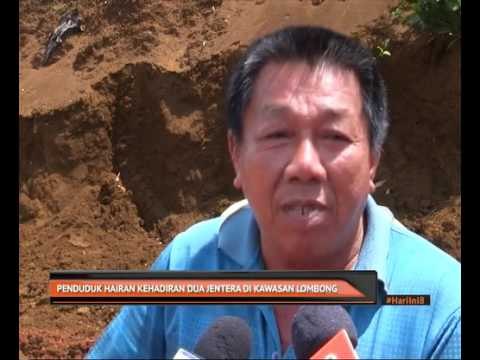 Penduduk hairan kehadiran dua jentera di kawasan lombong