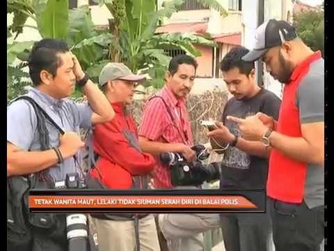 Tetak wanita maut, lelaki tidak siuman serah diri di balai polis