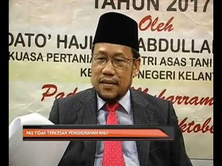 Pas tidak terkesan penghijrahan ahli