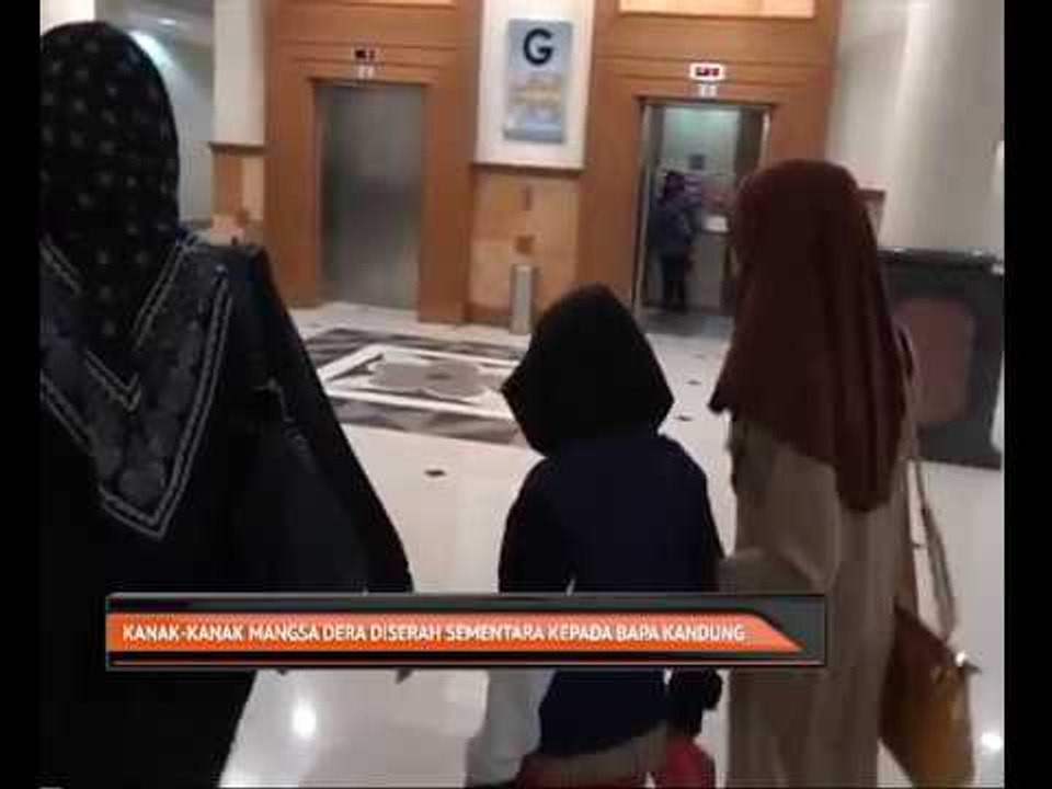 Kanak - kanak mangsa dera diserah sementara kepada bapa kandung