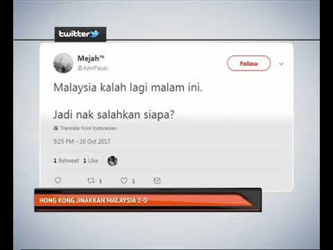 Hong Kong jinakkan Malaysia 2-0