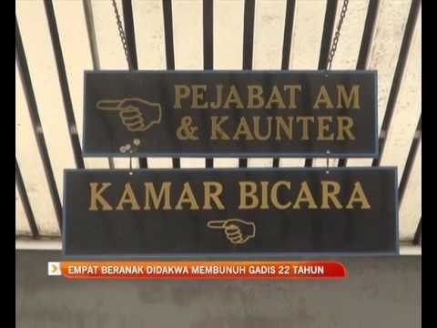 Empat beranak didakwa membunuh gadis 22 tahun