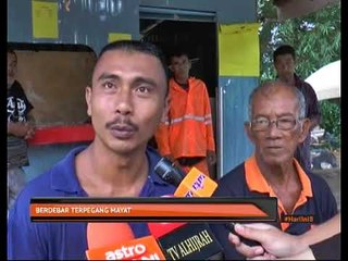 Berdebar terpegang mayat