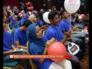 Beri lebih peluang kepada belia dalam politik