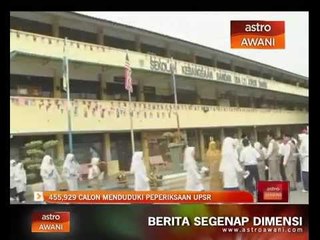 455,929 calon menduduki peperiksaan UPSR