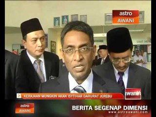 Kerajaan mungkin akan isytihar darurat jerebu