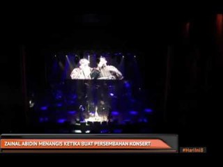 Zainal Abidin menangis ketika buat persembahan konsert