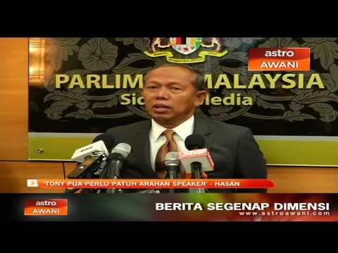 'Tony Pua perlu patuh arahan Speaker' - Pengerusi PAC