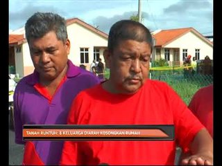 Tanah runtuh: 8 keluarga diarah kosongkan rumah