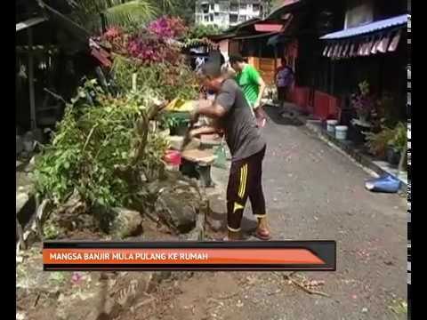 Mangsa banjir mula pulang ke rumah