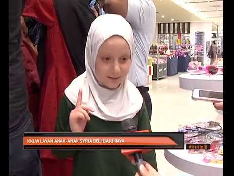KKLW layan anak-anak Syria beli baju raya