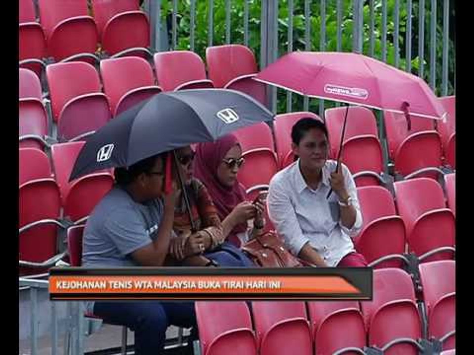 Kejohanan Tenis Terbuka Malaysia WTA buka tirai hari ini