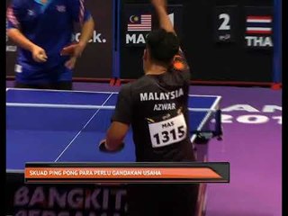 Skuad ping pong para perlu gandakan usaha