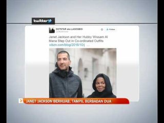 Janet Jackson berhijab, tampil berbadan dua