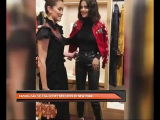 Fazura dan Selena Gomez berjumpa di New York