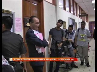 Pesara tentera diperintah bela diri 1 September ini