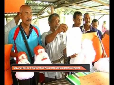 Nelayan Pulau Pinang tidak puas hati agihan bantuan rakyat