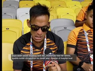 Olahraga: Ridzuan terkilan tidak dapat beraksi